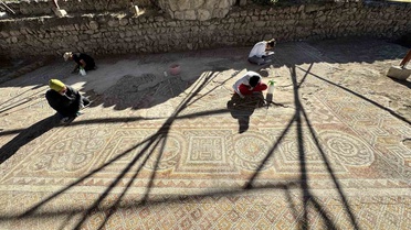Hadrianopolis'te 1600 yıllık saray mozaiklerinin restorasyonu tamamlandı