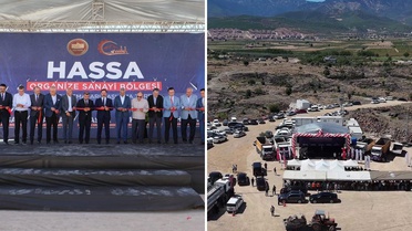 Hatay Hassa'da Türkiye'nin en büyük OSB'lerinden birinin altyapısı başladı