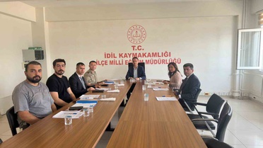 İdil'de okul güvenliği için ilçe yürütme kurulu toplandı