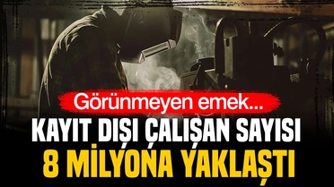 Kayıt dışı istihdam oranı yüzde 24,4'e çıktı, çalışanların dörtte biri güvencesiz