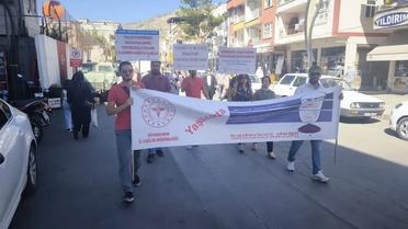 Diyarbakır Çermik'te obeziteye dikkat çekmek için farkındalık yürüyüşü yapıldı