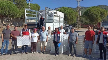 Söke'de incir üreticilerine kerevetler yüzde 50 hibeyle dağıtıldı