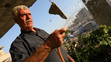 Şam'da eşi ve oğlunu kaybeden Zeydan, yıkıntılar arasında ektiği bitkilerle hayata tutunuyor
