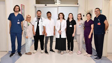Alanya'da 32 haftalık 1 kilo 600 gram doğan bebek 2 ay sonra sağlığına kavuştu