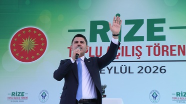 Bakan Kurum, Rize'de toplu açılış töreninde konuştu: