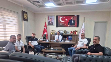 Cizre Devlet Hastanesi başhekimi Sapan, basın mensuplarıyla bir araya geldi