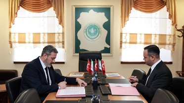Darende'de hastaneye iki tıbbi cihaz için vakıfla protokol imzalandı