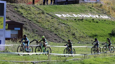 Erzurum'da Palandöken MTB Cup Series ilk gününde yıldızlar short track yarışları koşuldu