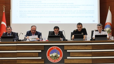 Kayseri'de üniversite güvenliği için Vali Çiçek başkanlığında toplantı yapıldı