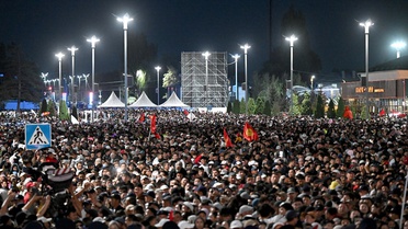 Kırgızistan'da Bağımsızlık Bayramı Talas'ta kutlandı, 100 sosyal tesis açıldı