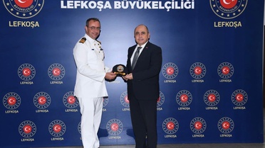 MSÜ Deniz Harp Okulu öğrencileri Lefkoşa Büyükelçisi Başçeri tarafından kabul edildi