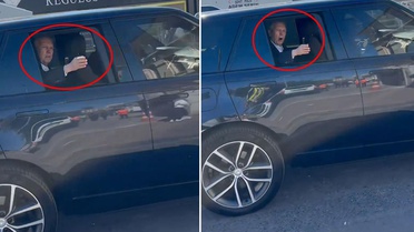 Aziz başkan yine barut gibi! Camı açıp sallamaya başladı