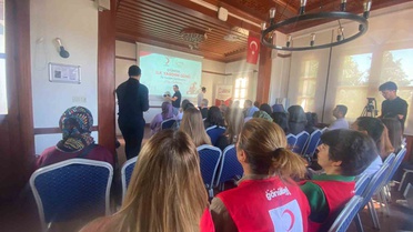 Ankara'da ilk yardım gününde uluslararası öğrencilere temel eğitim verildi