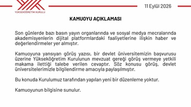 YÖK'ten akademisyenlerin dijital faaliyetlerine dair açıklama geldi