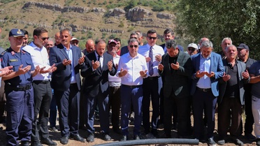 Bayburt Çatıksu köyünde 4 kilometrelik içme suyu hattı suya kavuştu