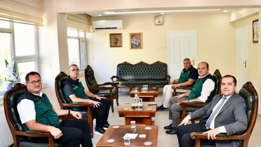 DSİ Genel Müdür Yardımcısı Kılıçarslan, Keban Kaymakamı Onur'a nezaket ziyaretinde bulundu