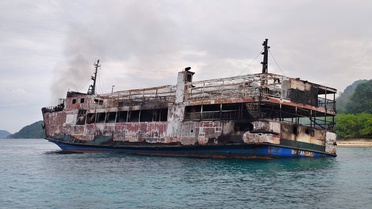Palawan açıklarında feribot yangınında can kaybı 76'ya yükseldi, 13 kişi aranıyor