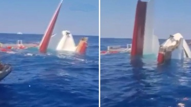 Girne’de batan geminin yeni görüntüleri ortaya çıktı