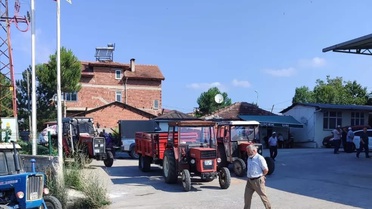 Kavak'ta TMO geçici alım merkezinde 2 bin 20 ton buğday teslim edildi