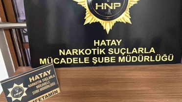 Kırıkhan'da araçta metamfetamin bulundu, şüpheli tutuklandı