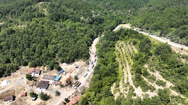 Körfez'de İlimtepe-Erikli yolu yenileniyor, mezarlık ulaşımı güvenli olacak