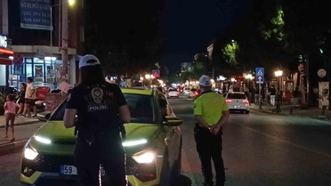 Tekirdağ'da Değirmenaltı giriş ve çıkışlarında geniş çaplı trafik denetimi yapıldı