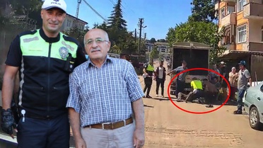 Türk polisi, yolda yürürken kalp krizi geçiren adamın hayatını böyle kurtardı