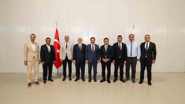 Hatay Valisi Masatlı, yapımı süren Kırıkhan Roketsan Endüstri Bölgesi'ni inceledi