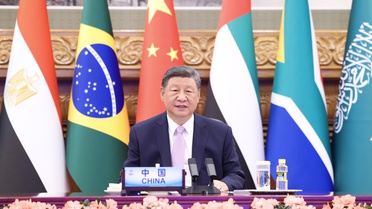 Xi, 18. BRICS Zirvesi için Hindistan'a gitmek üzere Beijing'den ayrıldı