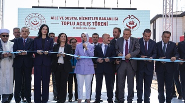 Aile ve Sosyal Hizmetler Bakanı Göktaş, Aydın'da toplu açılış töreninde konuştu: