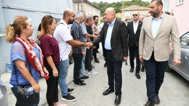 Milletvekili Gider, Lapseki İlyasköy'de geleneksel hayır yemeğine katıldı