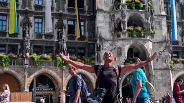 Frankfurt'tan patenle yola çıkan spor eğitmeni 10 ülke geçip Kocaeli'ye ulaştı