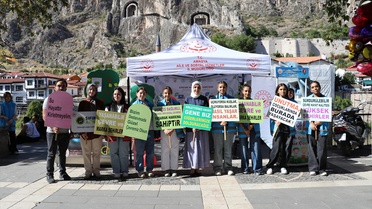 Amasya'da çocuklar tohum toplarıyla COP31 öncesi iklim farkındalığı oluşturdu