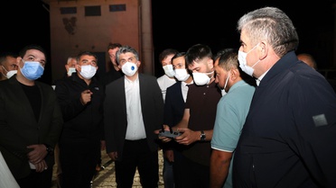 Bolu Gerede'deki geri dönüşüm deposunda yangın sonrası soğutma çalışması sürüyor