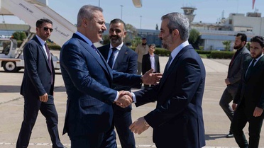 Dışişleri Bakanı Fidan Suriye'ye geldi, Şam'da mevkidaşı Şeybani karşıladı
