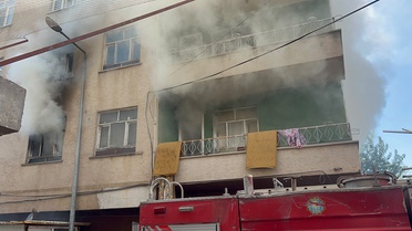 Diyarbakır Bismil'de yangında 4 kişi dumandan etkilendi, 3'ü hastanede