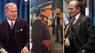 Atatürk'e benzeyen şahısların kavgası