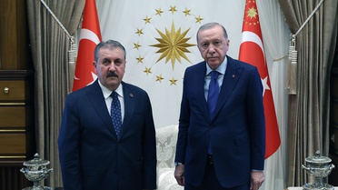 Cumhurbaşkanı Erdoğan, BBP Genel Başkanı Destici'yi kabul etti