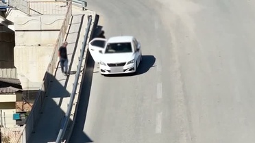 Kırıkkale'de drone denetiminde sürücü, ehliyetsiz yakalanmamak için yolcuyla yer değiştirdi