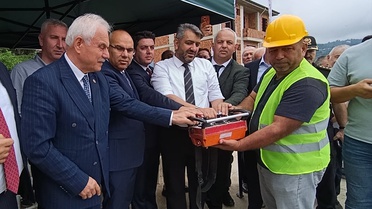 Giresun Ören beldesinde gençlik merkezinin temeli atıldı