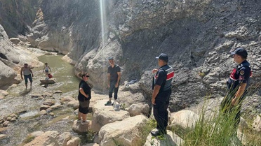 Harmankaya Kanyonu'nda ziyaretçilere boğulma ve yangın uyarısı yapıldı