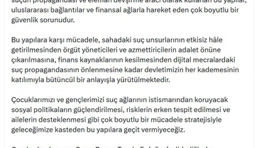 İletişim Başkanı Duran: Yeni nesil suç örgütleri çok boyutlu bir güvenlik sorunudur