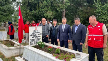 Kızılay Şehidi Mehmet Arif Kıdıman dualarla anıldı