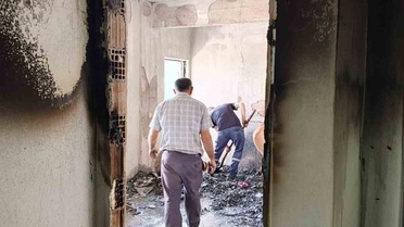 Samsun Çarşamba'da ev yangınında aile yara almadan kurtuldu, büyük maddi zarar oluştu