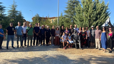 Barış Manço heykeli Konya Hüyük'teki Sonsuz Şükran Köyü'nde açıldı