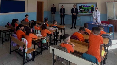 Akyaka’da ilk ders zili kaymakam Demirtaş’tan: Yeni eğitim yılı başladı