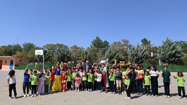 Malatya Arguvan'da yeni öğrencilere okula merhaba şenliği düzenlendi