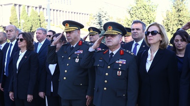 Bakü'nün kurtuluşunun 108. yıl dönümü dolayısıyla Türk Şehitliği'nde tören düzenlendi