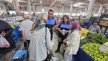 Bozüyük'te pazarda sahte para ve dolandırıcılık uyarısı yapıldı