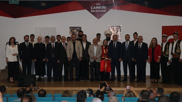 Çankırı'da 39. Ahilik Haftası etkinliğinde Canan Yaşar'a şed kuşatıldı